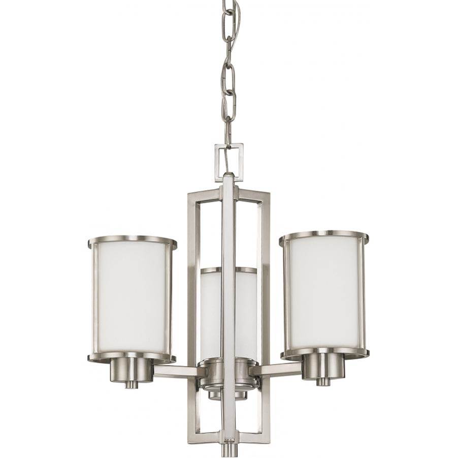 Nuvo Odeon 3 Light Chandelier Up/down