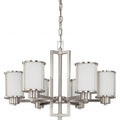 Nuvo Odeon 6 Light Chandelier Up/down