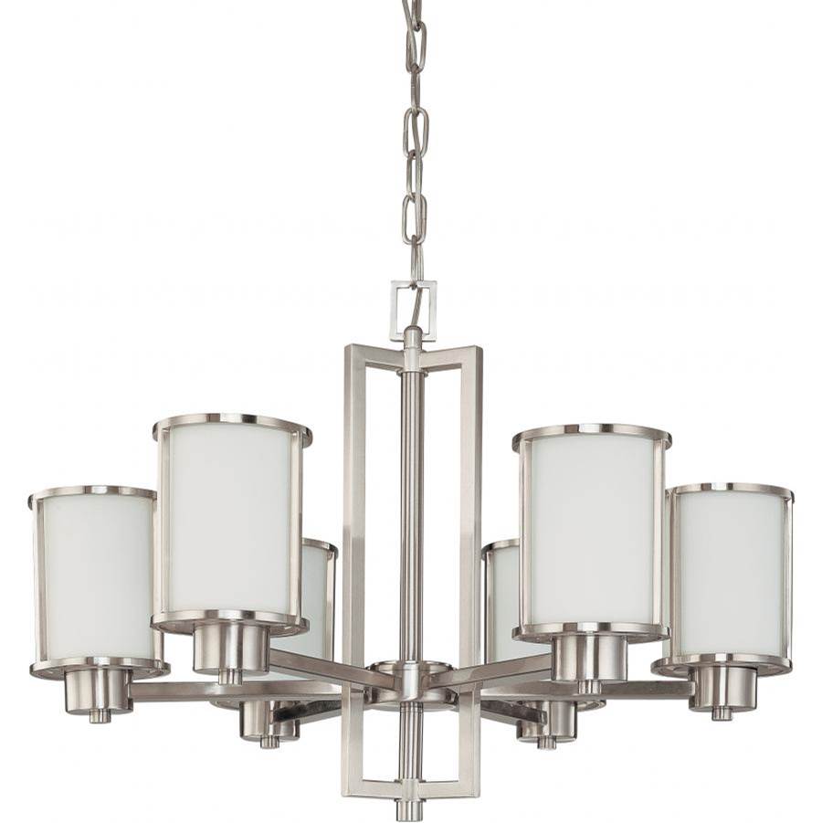 Nuvo Odeon 6 Light Chandelier Up/down