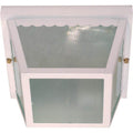Nuvo  2 Light 10'' Carport Flush Fixture