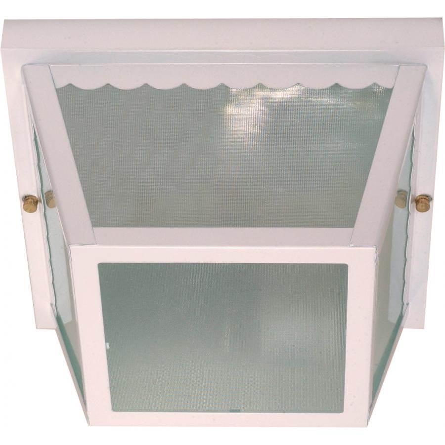 Nuvo  2 Light 10'' Carport Flush Fixture
