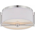 Nuvo Gemini 2 Light Flush Dome