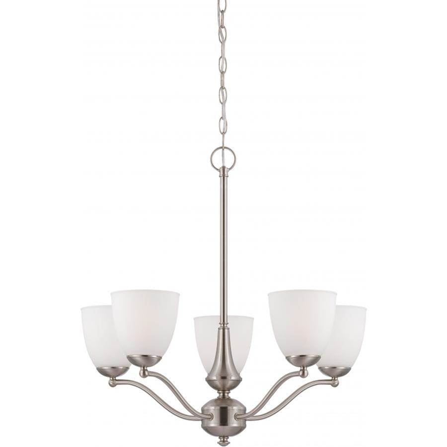 Nuvo Patton 5 Light Chandelier/up