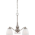 Nuvo Patton 3 Light Chandelier/down