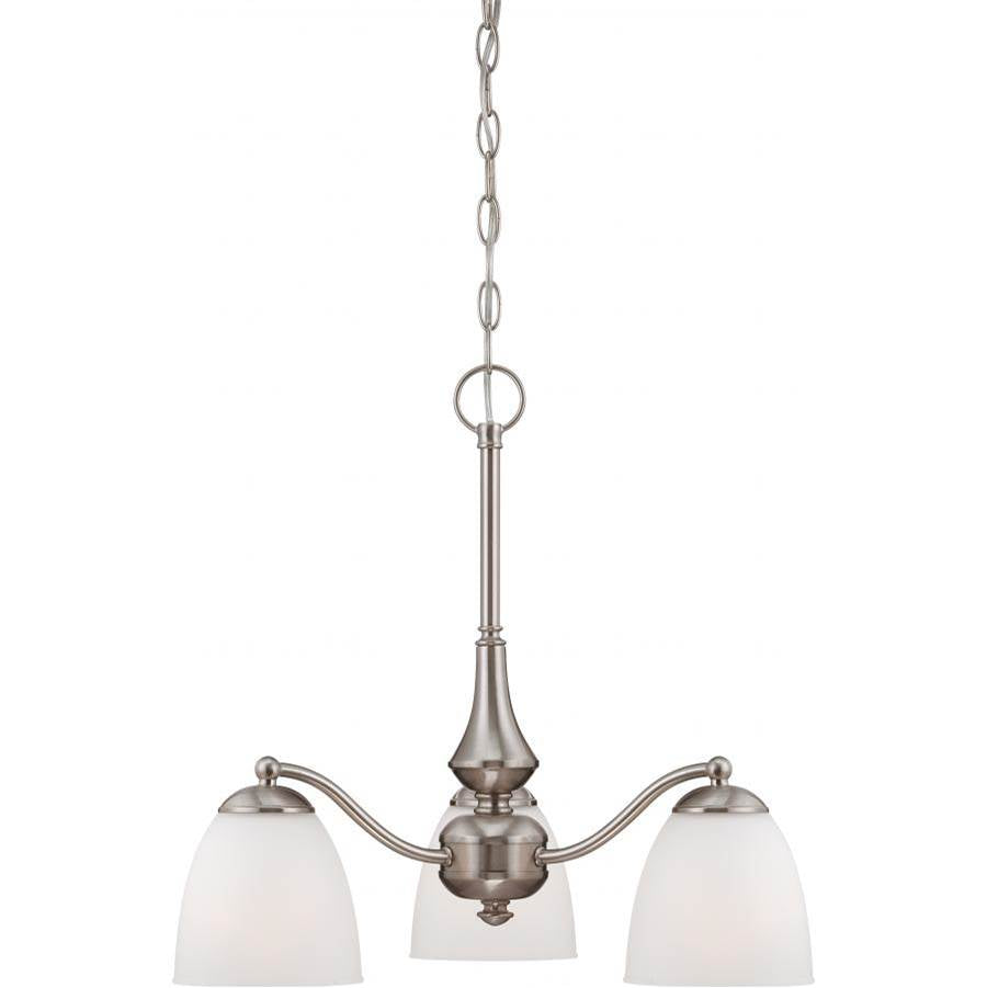 Nuvo Patton 3 Light Chandelier/down