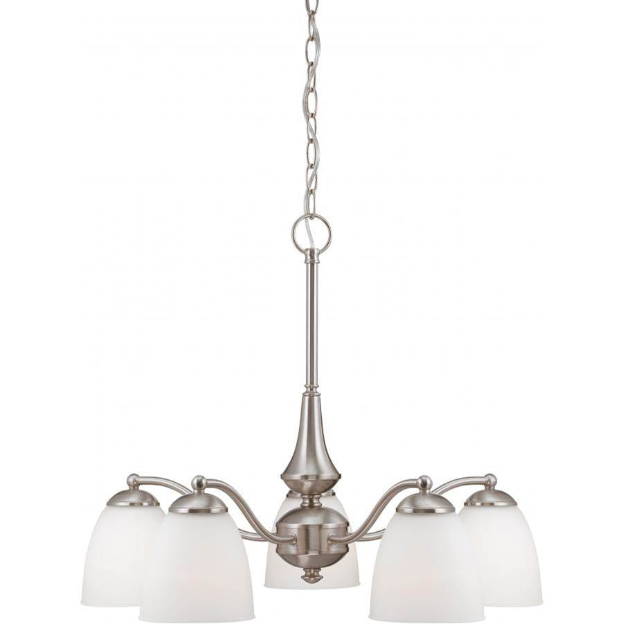 Nuvo Patton 5 Light Chandelier/down
