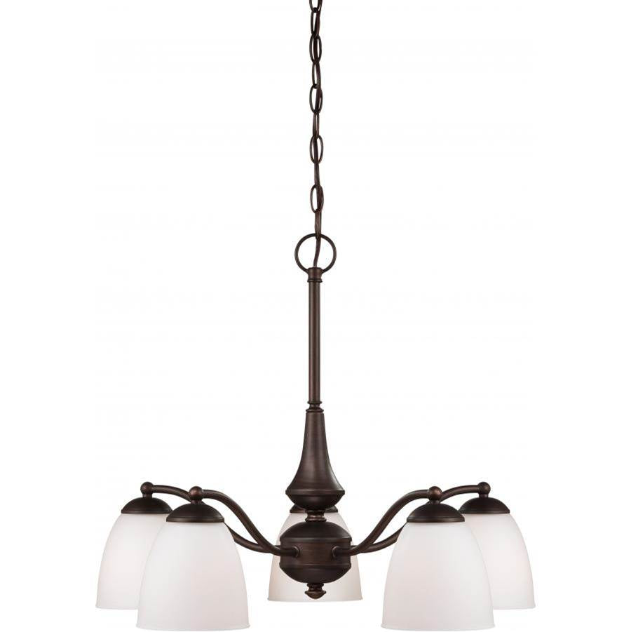 Nuvo Patton 5 Light Chandelier/down