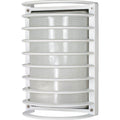 Nuvo  1 Light 10'' Rectangle Cage Bulk Head