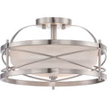 Nuvo Ginger-2 Light Semi Flush