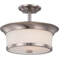Nuvo Mobili-2 Light Semi Flush