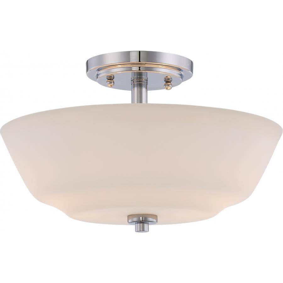 Nuvo Willow 2 Light Semi Flush
