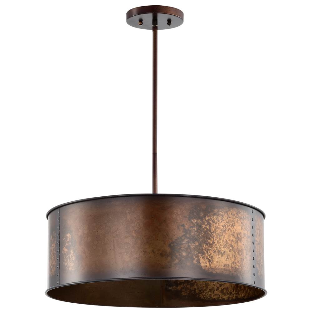 Nuvo 60/5894 Weathered Brass Kettle 4 Light Pendant Image 9