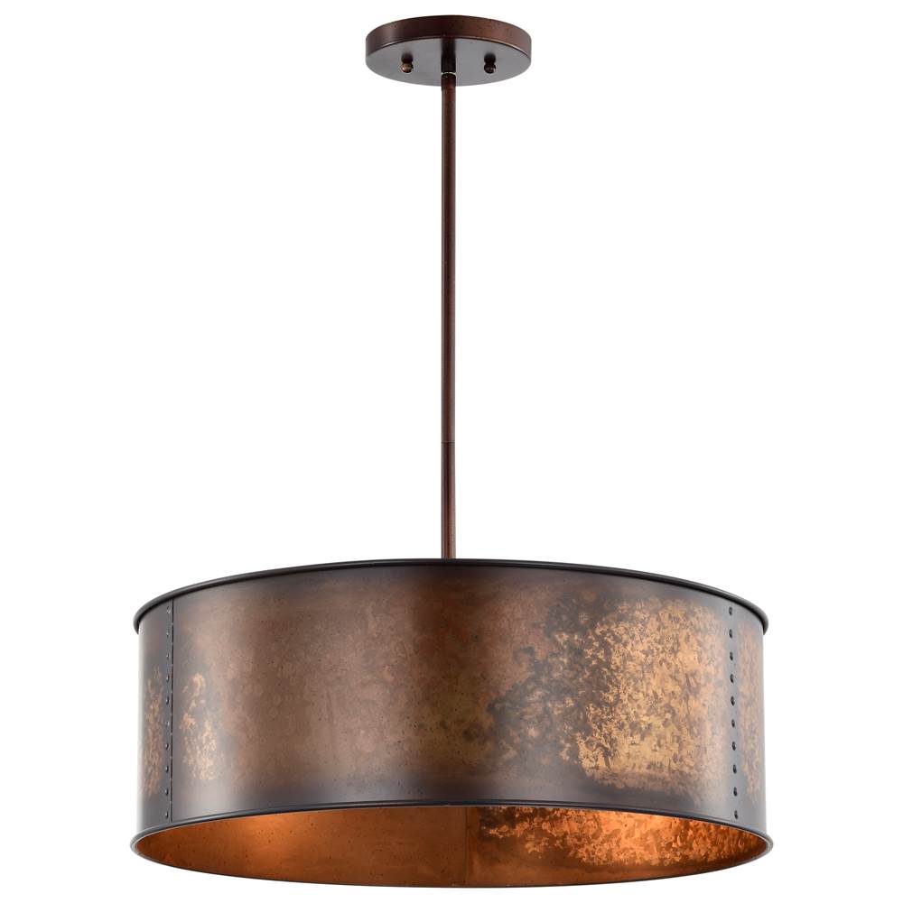 Nuvo 60/5894 Weathered Brass Kettle 4 Light Pendant Image 8