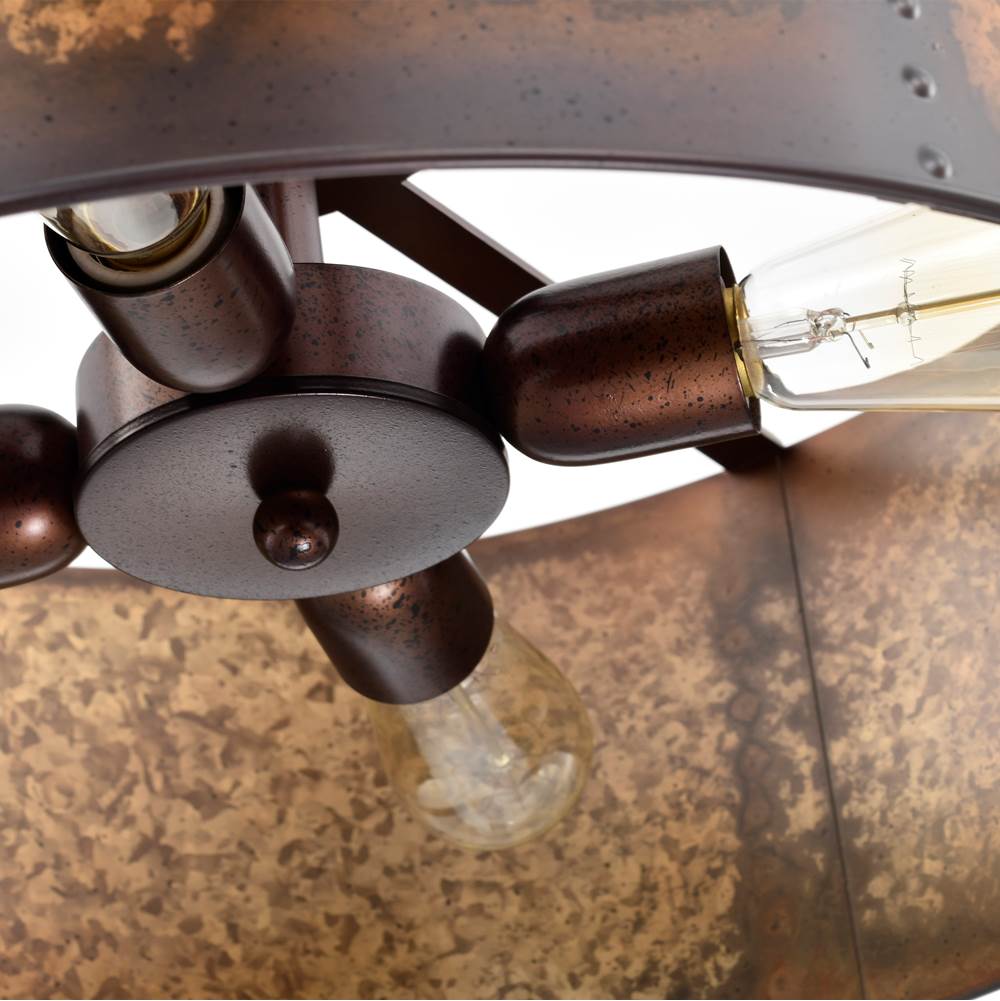 Nuvo 60/5894 Weathered Brass Kettle 4 Light Pendant Image 2