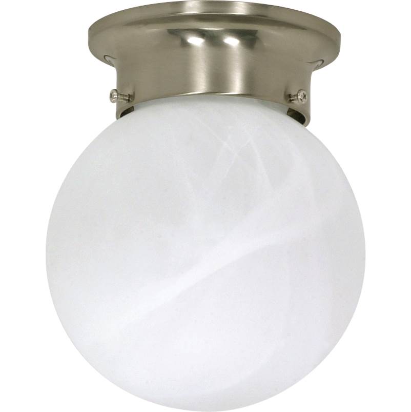 Nuvo  1 Light-6'' Ball Flush Fixture