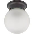 Nuvo  1 Light 6'' Ball Ceiling