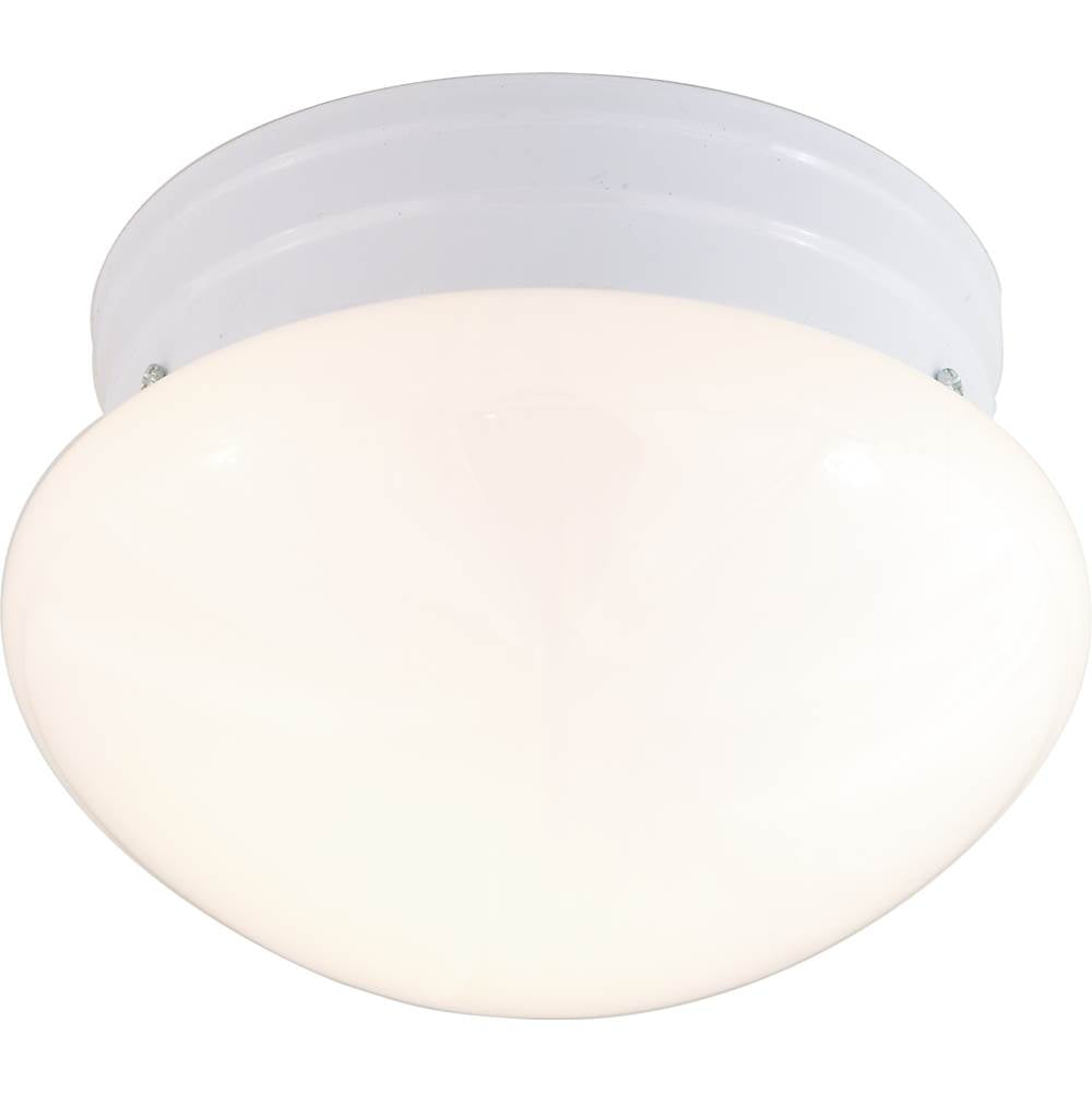Nuvo  1 Light Small Mushroom Flush