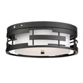 Nuvo Lansing 3 Light Flush