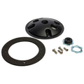 Nuvo  1-light Die Cast Mounting Plate; Matte Black
