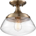 Nuvo Kew 1 Light Semi Flush