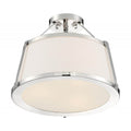 Nuvo Cutty 3 Light Semi Flush