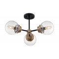 Nuvo Axis 3 Light Semi Flush