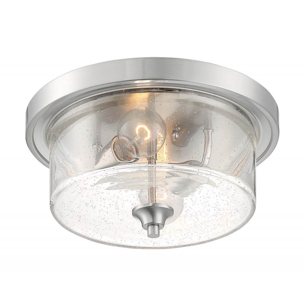 Nuvo Bransel 2 Light Flush Mount
