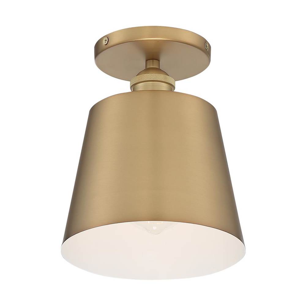 Nuvo Motif 1 Light 7'' Semi Flush