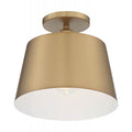Nuvo Motif 1 Light 10'' Semi Flush