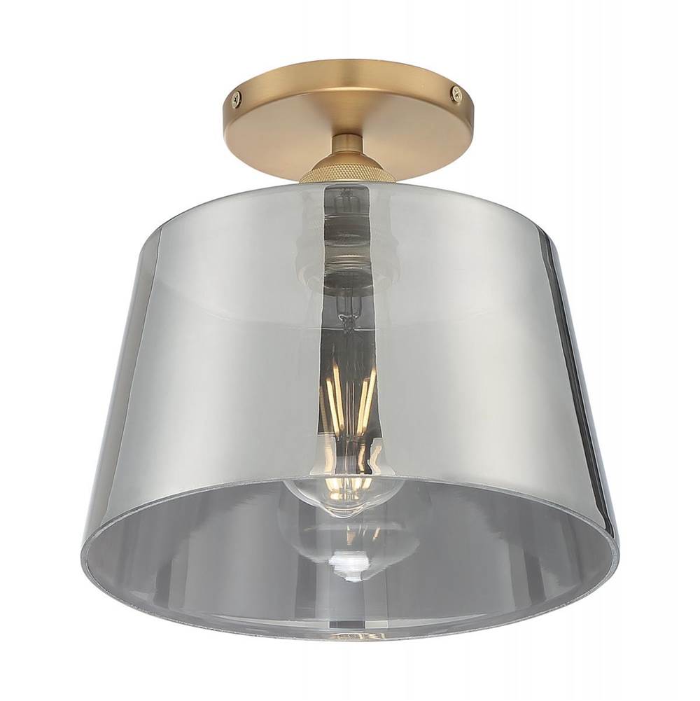 Nuvo Motif 1 Light 10'' Semi Flush