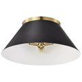 Nuvo Dover 3 Light Large Flush
