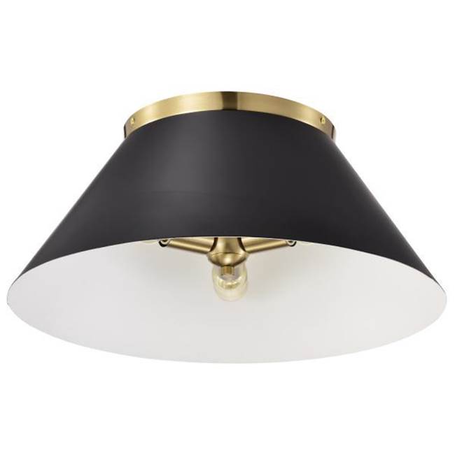 Nuvo Dover 3 Light Large Flush