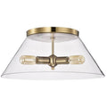 Nuvo Dover 3 Light Large Flush
