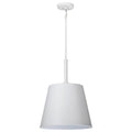 Nuvo Alexis 1 Light Large Pendant; Matte White Finish