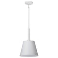 Nuvo Alexis 1 Light Small Pendant; Matte White Finish