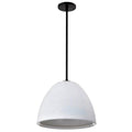 Nuvo Collins; 14 Inch Pendant; Ceramic With Silver Accents