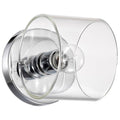 Nuvo Marlowe; 1 Light Vanity; Polished Nickel With Clear Glass