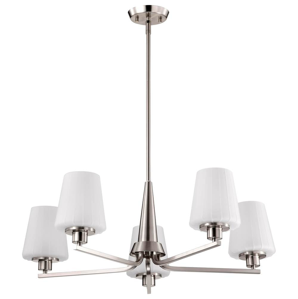 Nuvo Lune 5 Light Chandelier