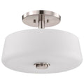 Nuvo Lune 3 Light Semi Flush