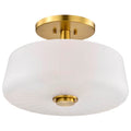 Nuvo Lune 3 Light Semi Flush