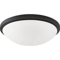 Nuvo Button Led Button Black 11'' Flush
