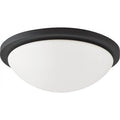 Nuvo Button Led Button Black 13'' Flush