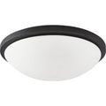 Nuvo Button Led Button Black 17'' Flush