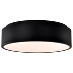 Nuvo 62-1452R1 Black Orbit - 20 Watt Led Flush Mount - Black Finish Image 9