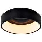 Nuvo 62-1452R1 Black Orbit - 20 Watt Led Flush Mount - Black Finish Image 6