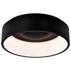 Nuvo 62-1452R1 Black Orbit - 20 Watt Led Flush Mount - Black Finish Image 5