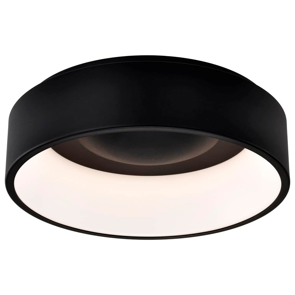Nuvo 62-1452R1 Black Orbit - 20 Watt Led Flush Mount - Black Finish Image 5