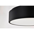 Nuvo 62-1452R1 Black Orbit - 20 Watt Led Flush Mount - Black Finish Image 4