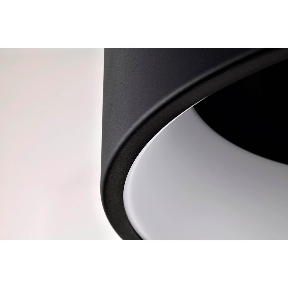 Nuvo 62-1452R1 Black Orbit - 20 Watt Led Flush Mount - Black Finish Image 2
