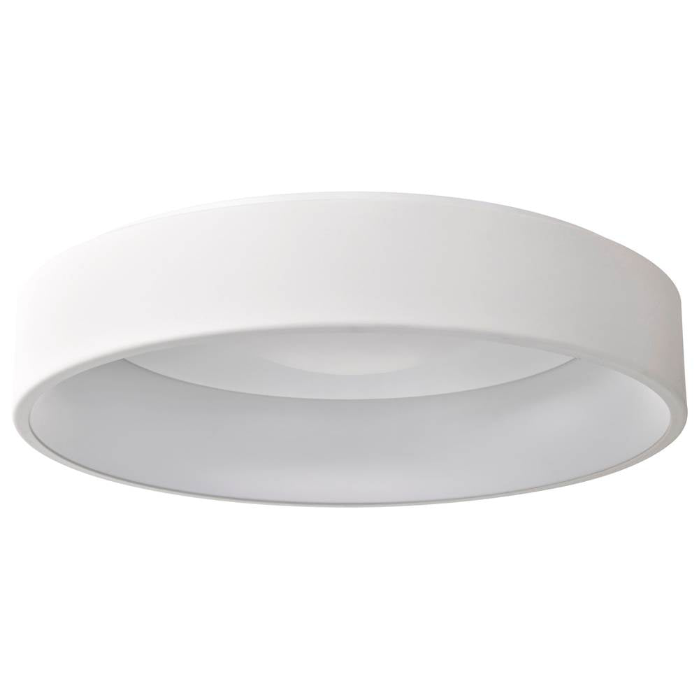 Nuvo 62-1453R1 White Orbit - 30 Watt Led Flush Mount - White Finish Image 1